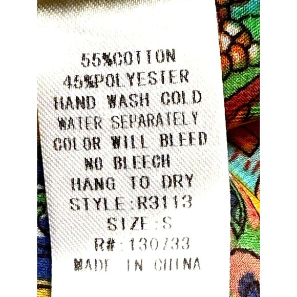 Umgee Small Multicolor Boho Festival Tank Top Sheer Layered Print Statement - Picture 10 of 12